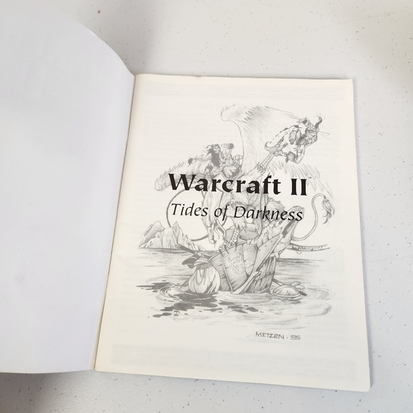 WarCraft II Tides of Darkness (PC/Mac Dos 2, 1995) Manual Guide Book ONLY - Picture 3 of 5